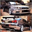 R34 chrome 