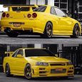 all yellow !! GTR R34